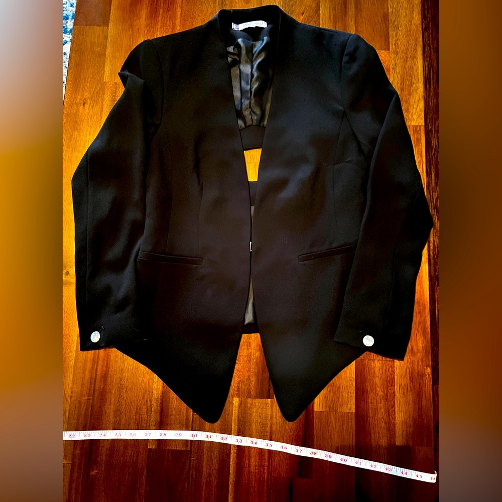 Black blazer with cutout